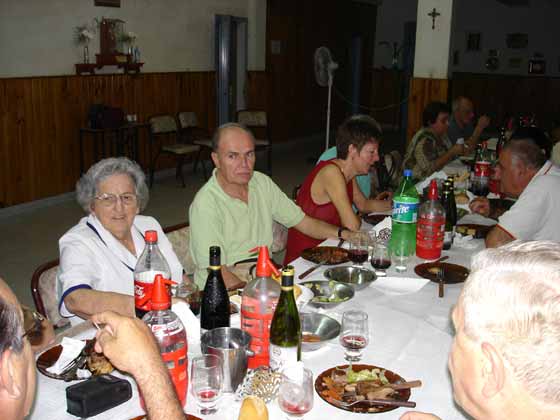 Cena de los Ropolo de Pancalieri y Leones (23/Ene/2007)