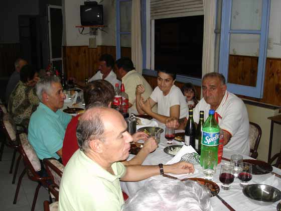 Cena de los Ropolo de Pancalieri y Leones (23/Ene/2007)