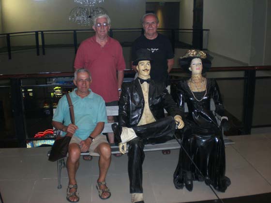 Angelo Ropolo, Giuseppe Ropolo y Eduardo Jos� Ropolo en la ciudad de Goya de la provincia de Corrientes (8/Feb/2010)