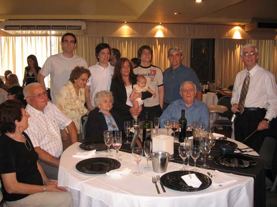 80 cumpleaos de Juana Manassero con sus hijos y familiares (08/Dic/2007)