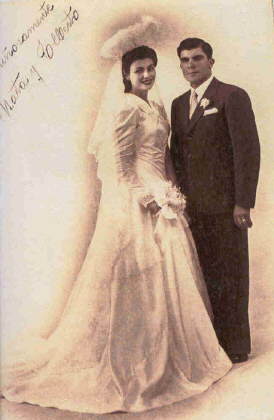 Casamiento de Alberto Rocchia y Orlinda Maria Gauchat