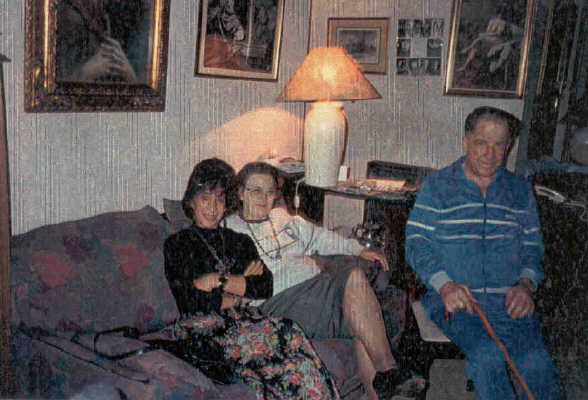 Elvio Vicente Rocchia con su Hermana Nelda Anita e Hija Alejandra Sandra