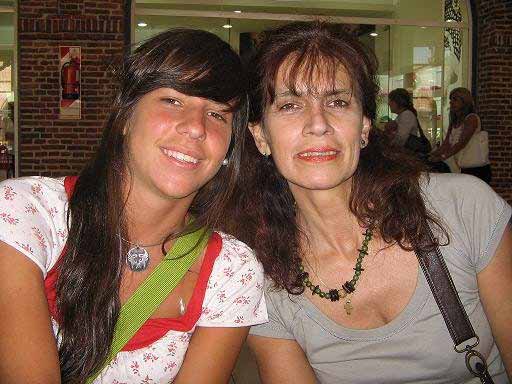 Maria Elena Ropolo con su hija Maria de Belen (Foto ao 2009)