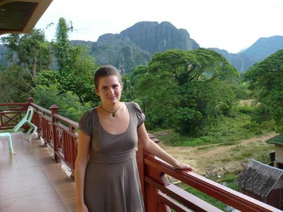 Maria Emilia Gobbo en Laos, sudeste asitico (ao 2008)