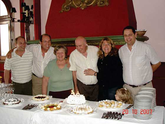 Ruben Clodomiro Marin en su 70 cumpleaos (2007)